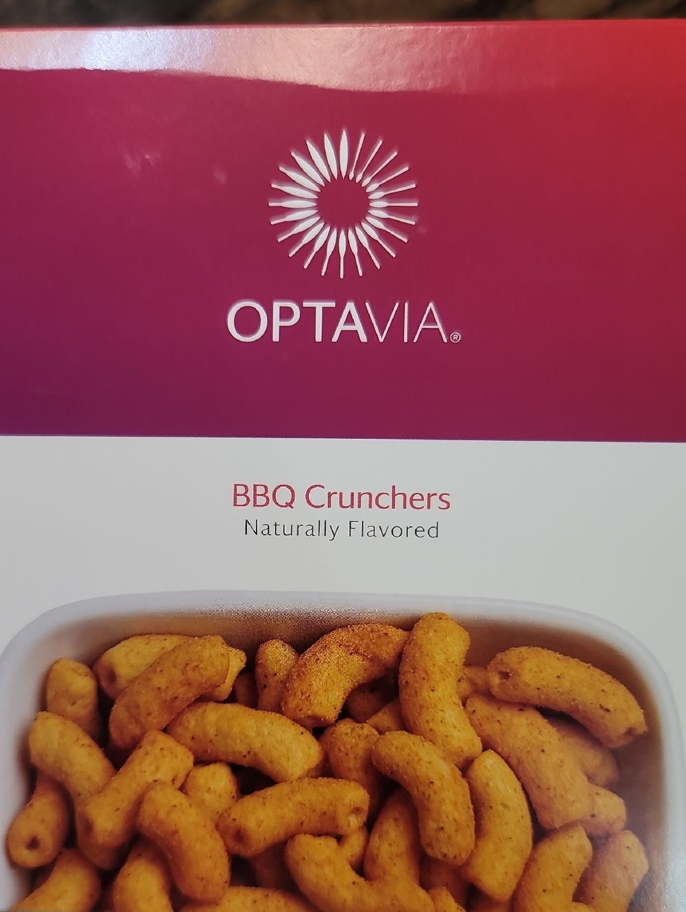 OPTAVIA BBQ Crunchers Snack - Red Packaging
